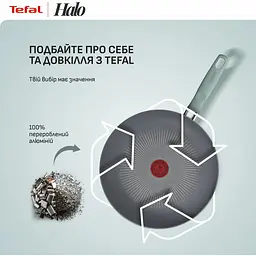 Сковорода Tefal Halo Eucalyptus 28 см сіра (G0160602) - мініатюра 7