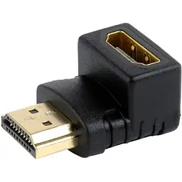 Перехідник Cablexpert HDMI-HDMI з'єднувач 90 градусів (A-HDMI90-FML)