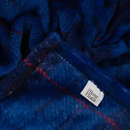 Плед Ardesto Flannel 160 х 200 см 100% поліестер клітинка синій (ART0134PB) - мініатюра 4