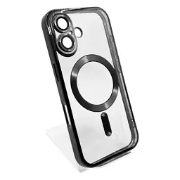 Чохол до мобільного телефона BeCover TPU Chrome Case (MagSafe) для Apple iPhone 16 Plus Black (712075) - мініатюра 2