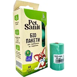 Біопакети для прибирання за тваринами Modes Pet Sanit 60 шт. - мініатюра 2