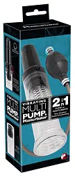 Помпа для члена з вібрацією Orion Vibrating Multi Pump & Masturbator 33.7 см прозора - мініатюра 10