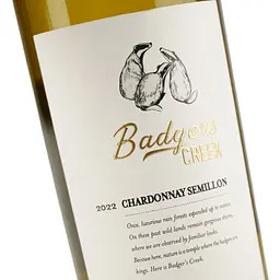Вино Badgers Creek Chardonnay Semillion, біле, сухе, 11,5%, 0,75 л - мініатюра 5