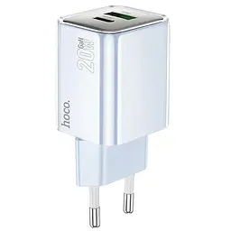МЗП Hoco N46 Glorious PD20W+QC3.0 (1USB-A/1C) Blue - мініатюра 3
