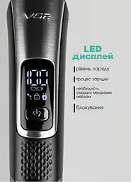 Універсальний тример для бороди Vgr 5 в 1 AFA Series Акуумуляторний тример для носа і тіла, шейвер для гоління 5 Вт Black - мініатюра 11
