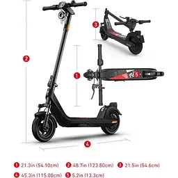 Електросамокат NIU KQi 200P Gray (KDP32EG1E11) [167214] - мініатюра 6