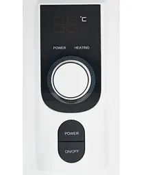 Водонагрівач Midea 80 л, 2,0 кВт, "сухий" ТЕН, вертикальний, прямокутний, білий (D80-20ED2(D)) - мініатюра 4