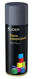 Фарба аерозольна емаль SLIDER RAL 7024 Графітовий сірий 400мл