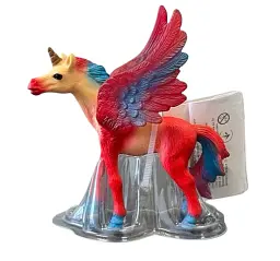Фігурка Єдиноріг з крилами червоний Dino Toys, 10 см