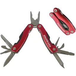 Брелок-мультіїнструмент Munkees 2572 SS Multi Tool Red Червоний