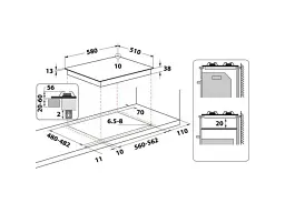 Варильна поверхня Whirlpool TGML 661 IX - мініатюра 6