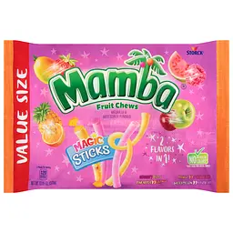 Цукерки жувальні Mamba Magic Sticks Assorted Fruit Chews 370 г