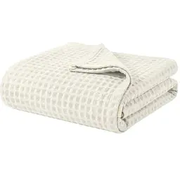 Плед покривало Cosas Avori Greek Waffle 240х260 см вафельне (Blanket_02Avori_GreekWaffle_240x260)
