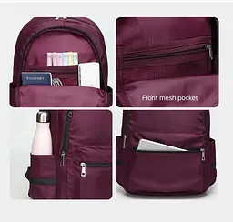 Рюкзак Tigernu T-B9030BW 15.6 Wine Red - мініатюра 4
