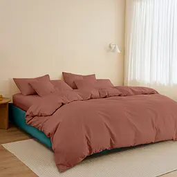 Комплект постільної білизни Cosas євро COPPER CS1 200 x 220 см (Ranfors_Brick_Brick_200) - мініатюра 4
