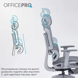 Офісне крісло OfficePro Skyline OC750-G-DG-DG (OC750-G-DG-DG) - мініатюра 14
