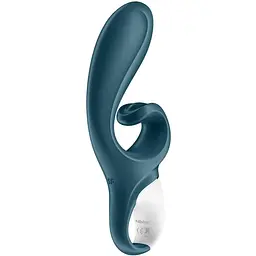 Смарт вібратор-кролик Satisfyer Hug Me Bluegrey - мініатюра 3
