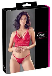 Еротичний набір Bra and String red L/XL Cottelli 42-22136303131 101755