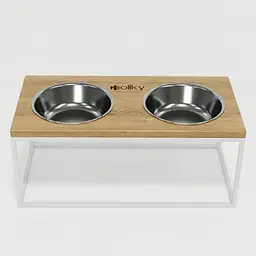 Hollky Base XL20 — миски на підставці для великих собак (2 × 1,8 л) - мініатюра 3