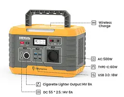Портативна електростанція FJDynamics PowerSec MP500 - мініатюра 2