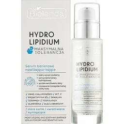 Зволожуюча і заспокійлива бар'єрна сироватка Bielenda Hydro Lipidium Maximum Tolerance 30 мл - мініатюра 2