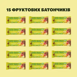 Набір фруктово-горіховий батончик Bob Snail Яблуко-Манго-Кеш’ю-Кріспи Кіноа 35 г x 15 шт. - мініатюра 2