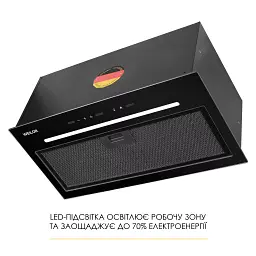 Витяжка повновбудована Weilor Luna Wbg 58 Black - мініатюра 3
