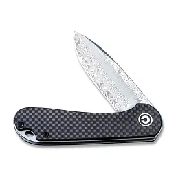 Ніж Civivi Elementum, Damascus, Carbon Fiber/G10 (C907DS) - мініатюра 3