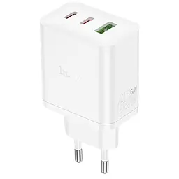 МЗП Hoco N51 Scenery PD65W (1USB-A/2C) White