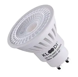 Лампа LED GU10 7W 3000К 700Lm KLOODI KDGU10-7WSMD 3K 60D - мініатюра 3