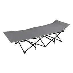 Ліжко розкладне туристичне Yiwu 185x60x50 см із сталевим каркасом розкладачка складна для дачі кемпінгу риболовлі SJ-0033G - мініатюра 5