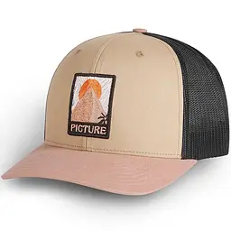 Кепка Picture Organic Kuldo Trucker ONE SIZE Чорний-Бежевий