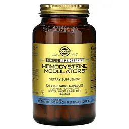 Натуральная добавка Solgar Homocysteine Modulators, 120 вегакапсул
