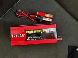 Перетворювач напруги 2600W 12V у 220V з чистою синусоїдою та LCD-дисплеєм - мініатюра 6