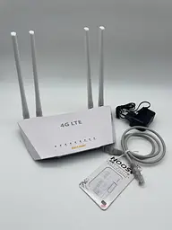 Роутер маршрутизатор 4G LTE з підтримкою SIM картки підключення до 32 пристроїв 300 Мбіт/с LB-Link BL-CPE450M 4G CPE - мініатюра 3