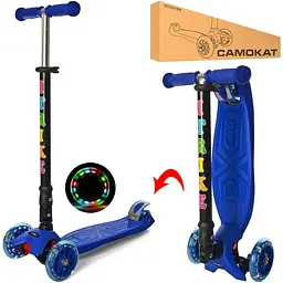 Самокат дитячий iTrike Maxi JR 3-003-1-DBL складний - мініатюра 2