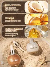Олія-хайлайтер для тіла SHEGLAM Sunlit Silk Highlighting Body Oil Frosted Opal - мініатюра 3
