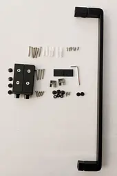 Душова кабіна без піддону Mixxus Premium Bevel SC01-120x80x195-TR Black прозоре скло 6 мм MI6872, Чорний матовий, Універсальна, прозорий - мініатюра 3