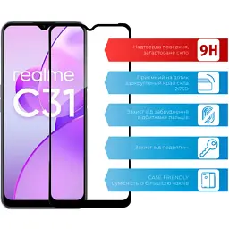 Скло захисне ACCLAB Full Glue Realme C31 (1283126540721) - миниатюра 2