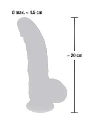 Фалоімітатор Orion Medical Silicone Dildo 20 см тілесний - мініатюра 6