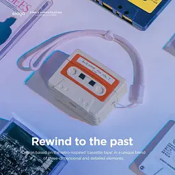Чохол Elago Cassette Tape Case Classic White for AirPods Pro 2nd Gen білий (EAPP2TAPE-CWHRD+STR-IV) - мініатюра 7