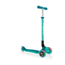 Самокат Globber Primo foldable plus lights, колеса з підсвічуванням, зелений (439-107) - мініатюра 5