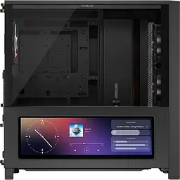 Корпус Corsair FRAME 4000D LCD RS ARGB Tempered Glass без БП Black (CC-9011326-WW) - мініатюра 9
