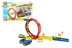 Дитячий автотрек запуск з петлею та машинки Track Builder 2285-D у коробці р.39х25х4см