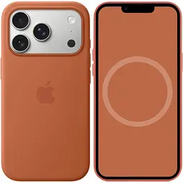 Чохол Silicone Case with Button, Animation & MagSafe для Apple iPhone 17 Pro Max Terra Cotta AAA [149949] - мініатюра 5