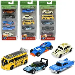 Набір металевих машинок 1:64 5 шт 8805FG (8805FG)
