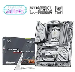 Материнська плата MSI MAG X870E GAMING PLUS MAX WIFI (MAG X870E GAMING PLUS MAX WIFI) (Socket AM5, AMD X870E, ATX)
