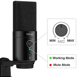 Мікрофон Fifine USB (K683A) - мініатюра 9