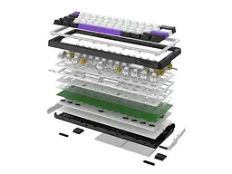 Клавіатура Hator Hellyberry HK60 White-Violet - мініатюра 5