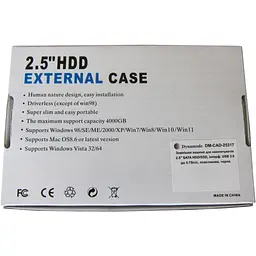 Кишеня зовнішня Dynamode 2.5" SATA HDD/SSD USB 3.0 Black (DM-CAD-25317) - мініатюра 9